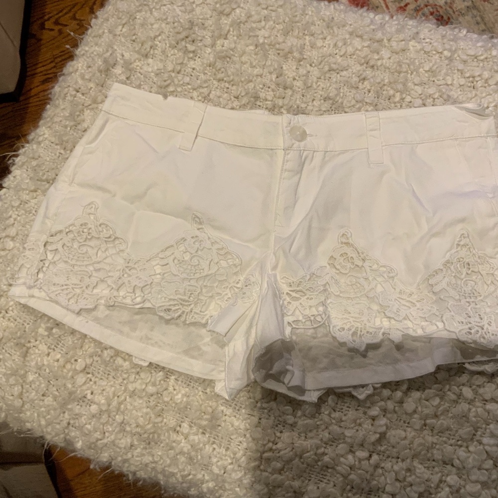 Lucky Brand  Lace edge short